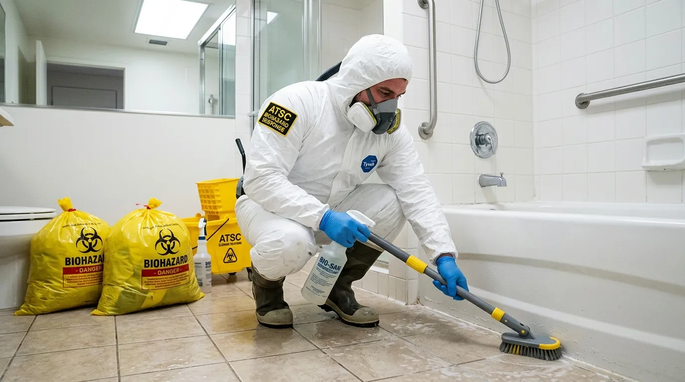 Decontamination equipment deployed for Blood Cleanup in Eastpointe